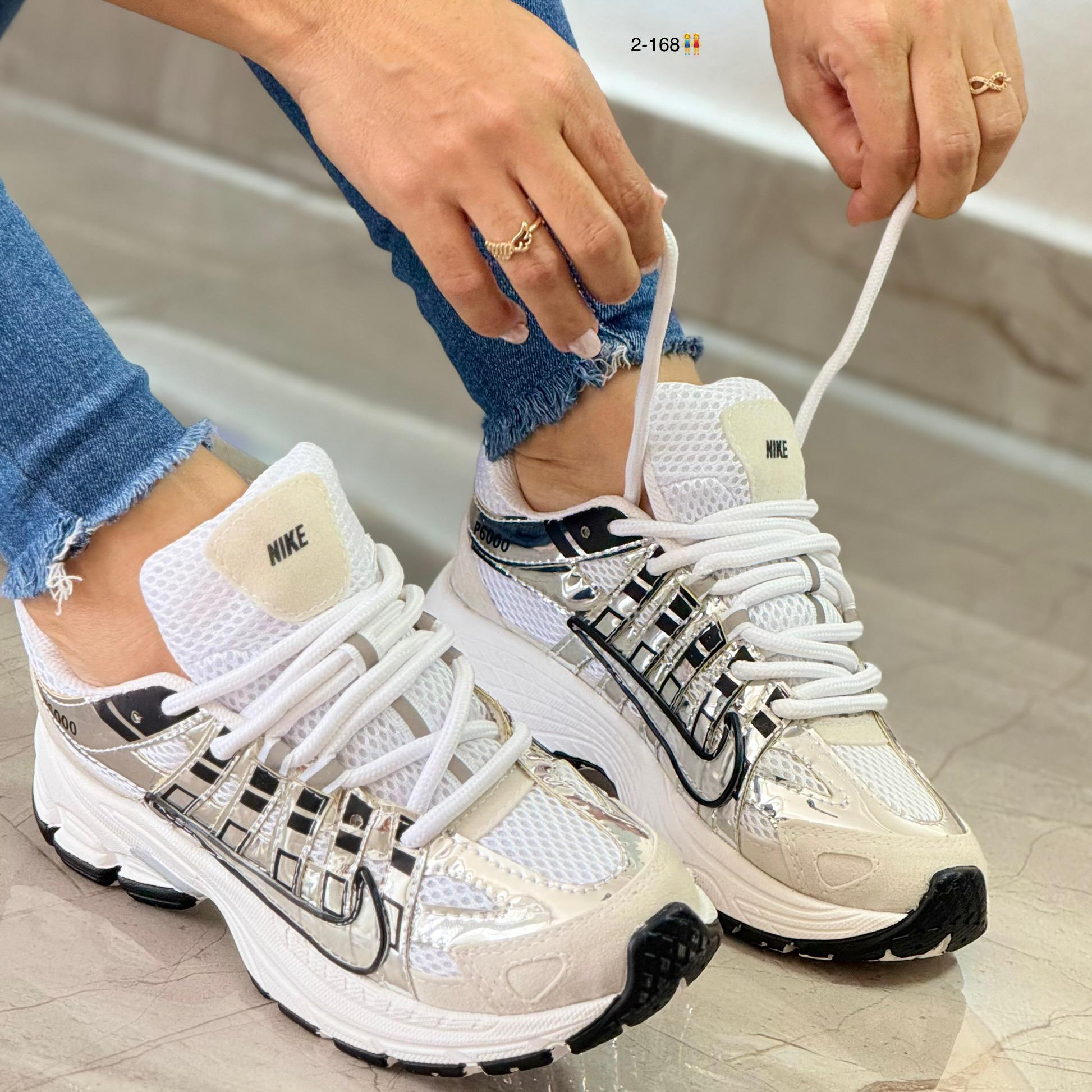 TENIS NK P6000 DAMA GRIS