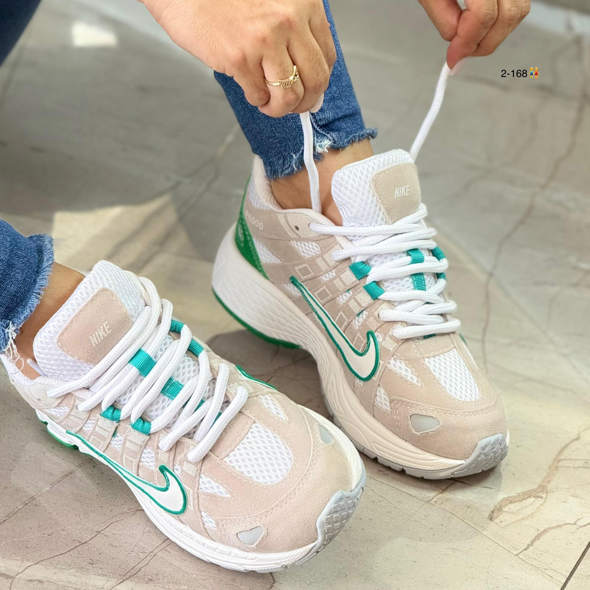 TENIS NK P6000 DAMA BLANCO X VERDE
